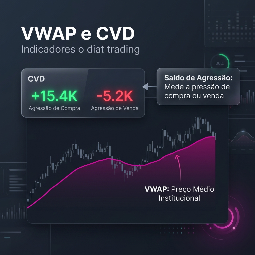 VWAP e CVD Infográfico